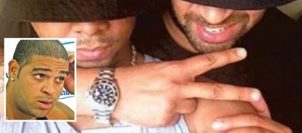O lado mais nefasto do jogador Adriano aparece e detalhe aumenta mistério O lado mais nefasto do jogador Adriano aparece e detalhe aumenta mistério