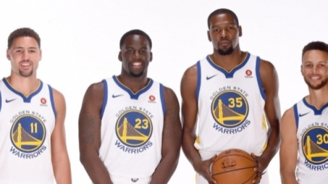 Kevin Durant avait rejoint les Golden State Warriors à l'été 2016 (via Twitter - NBA)