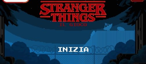 La schermata iniziale di Stranger Things: The Game in lingua italiana