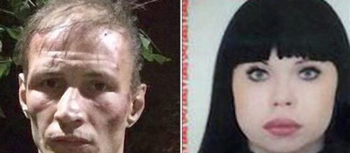 Le immagini di Dmitry Bakshaev e Natalia Shaporenko, coppia russia cannibale, diffuse sui social. Foto: Facebook.