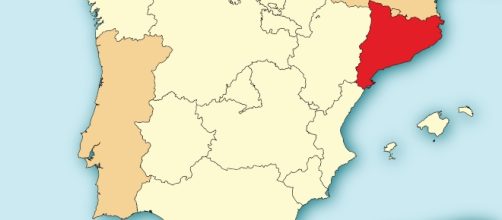 Localización de Cataluña en España por Mutxamel/Wikimedia Commons