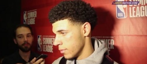 Los Angeles Lakers guard Lonzo Ball. Image Credit: YouTube Screenshot -- @LakersNation