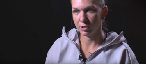 Simona Halep during a pre-tournament interview in Wuhan/ Photo: screenshot via WTA official channel on YouTube