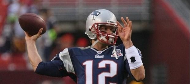 Tom Brady completed 25 of 35 passes for 378 yards and five touchdowns -- Keith Allison via WikiCommons Tom Brady completed 25 of 35 passes for 378 yards and five touchdowns -- Keith Allison via WikiCommons