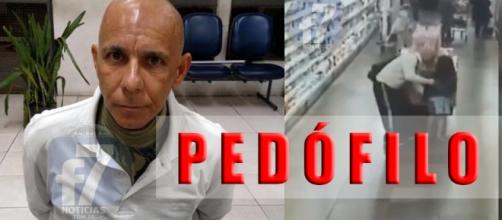 Homem de 62 anos preso após abusar criança dentro de supermercado