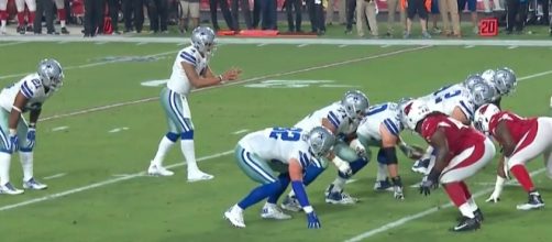 Dak Prescott led the Cowboys to a hard-fought win over the Cardinals with two touchdowns by air, one by ground. [Image via NFL/YouTube]