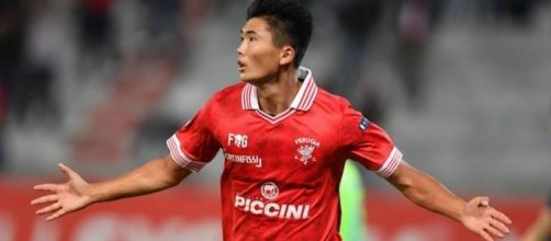 Han Kwang-song, bomber del Perugia con 5 reti nelle prime 6 gare del campionato di serie B 2017/2018