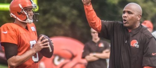 Hue Jackson believes the Cleveland Browns can show marked improvements by racking up wins this season/ photo by Erik Drost via Flickr