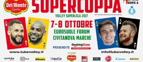 il manifesto della Supercoppa Italiana di pallavolo maschile 2017