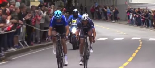 Moscon e Alaphilippe all'attacco