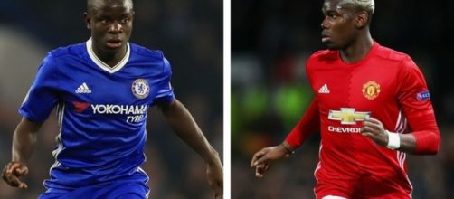 N'golo Kante (Left) and Paul Pogba (Right). The two are arguably the best midfielder in Premier League who hail from one nation. PHOTO/ Flickr