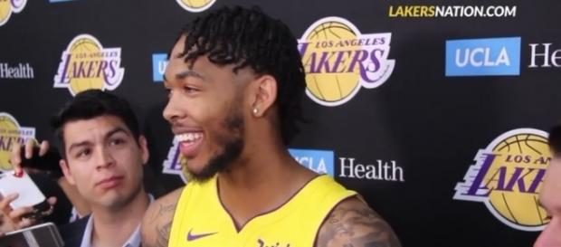 Los Angeles Lakers' Brandon Ingram. (Image Credit: LakersNation/YouTube Screenshot) Los Angeles Lakers' Brandon Ingram. (Image Credit: LakersNation/YouTube Screenshot)