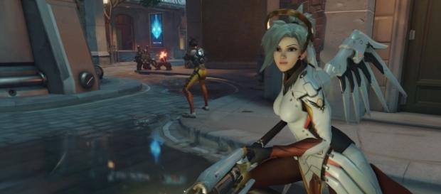 'Overwatch' hero Mercy. (image source: YouTube/GamingTaylor) 'Overwatch' hero Mercy. (image source: YouTube/GamingTaylor)