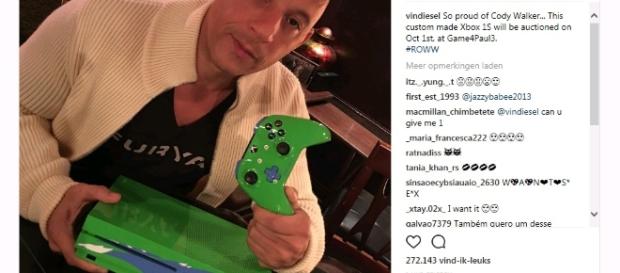 Vin Diesel announces that Fast and the Furious themed Xbox One S ... - gamezone.com Vin Diesel announces that Fast and the Furious themed Xbox One S ... - gamezone.com