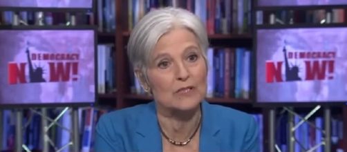 Jill Stein was one of the beneficiaries in Russian-bought political ads [Image via YouTube: Democracy Now!]