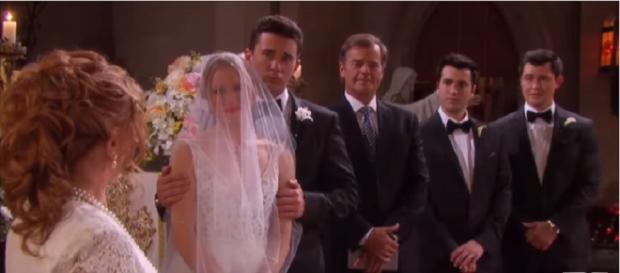 Days of our Lives double wedding. (Image via NBC/YouTube screencap) Days of our Lives double wedding. (Image via NBC/YouTube screencap)