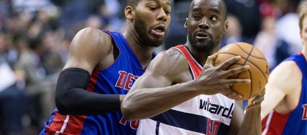 Emeka Okafor tries to rebound with the Philadelphia 76ers/ photo by Keith Allison via Flickr Emeka Okafor tries to rebound with the Philadelphia 76ers/ photo by Keith Allison via Flickr