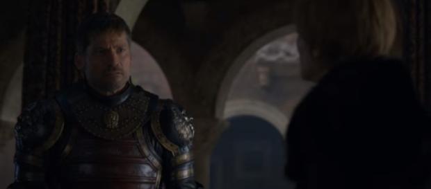 'Game of Thrones' 7x07 - Jaime Lannister leaves King's Landing. (Image Credit: Davos Seaworth/YouTube Screenshot) 'Game of Thrones' 7x07 - Jaime Lannister leaves King's Landing. (Image Credit: Davos Seaworth/YouTube Screenshot)