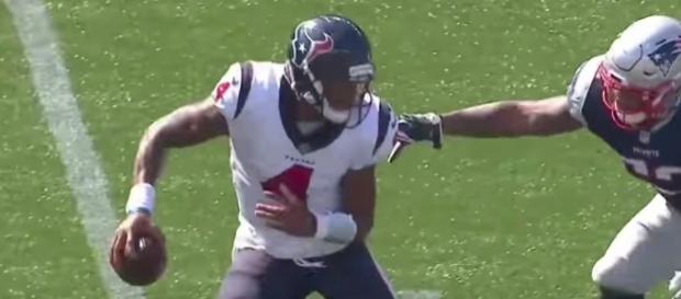 Rookie Deshaun Watson flashed some of his star potential in the Houston Texans' loss to the New England Patriots - YouTube/MLG Highlights Rookie Deshaun Watson flashed some of his star potential in the Houston Texans' loss to the New England Patriots - YouTube/MLG Highlights