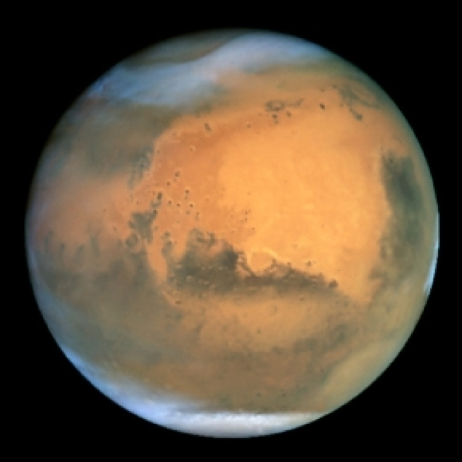 Mars from the Hubble Space Telescope (Image courtesy of NASA)
