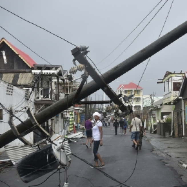 The morning after Hurricane Maria [Image by Roosevelt Skerrit / Flickr]