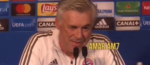arlo Ancelotti Angry Reaction after being Sacked as Bayern Munich Manager - Image- Amar AM7 | YouTube