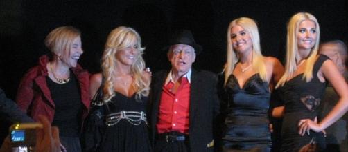 Hugh Hefner and friends circa 2009 (image courtesy of Mark Dunne wikimedia commons)