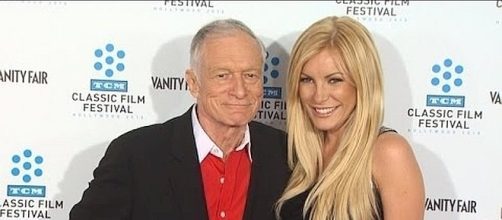 Hugh and Crystal Hefner were married for 5 years before his death [Image: Inside Edition/YouTube screenshot]