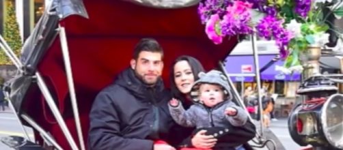 Jenelle Evans and husband, David Eason with son Kaiser--Image by Aban News/YouTube