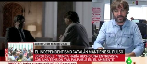 Jordi Évole pone en apuros a Puigdemont