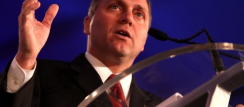 Rep. Steve Scalise made his first appearance in Congress after being shot in June. [Image by Gage Skidmore / Flickr]