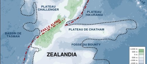 Zealandia's history could soon be told based on the sediments extracted from its submerged landmass. (Image Credit: Sémhur / Wikimedia Commons)