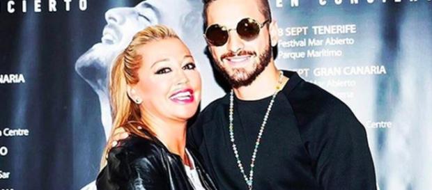 Belén Esteban y Maluma en Madrid. Belén Esteban y Maluma en Madrid.