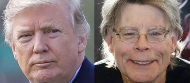 Donald Trump, Stephen King, via Mashable Donald Trump, Stephen King, via Mashable