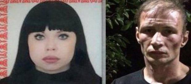 O casal canibal russo Natalia Baksheeva, de 42 anos, e Dmitry Baksheev, de 35 O casal canibal russo Natalia Baksheeva, de 42 anos, e Dmitry Baksheev, de 35