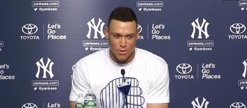 Aaron Judge is helping the New York Yankees try to catch the Boston Red Sox - Youtube screen capture / YES Network