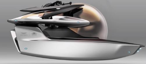 Aston Martin unveiled the concept of submersible [Image Credit: Perfect/YouTube]