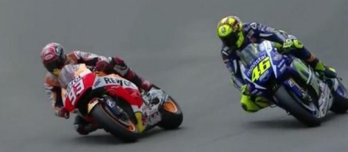 Marc Marquez e Valentino Rossi