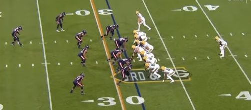 Ty Montgomery was injured when the Packers played the Bears on Sept. 29 -- Youtube screen capture / ESPN