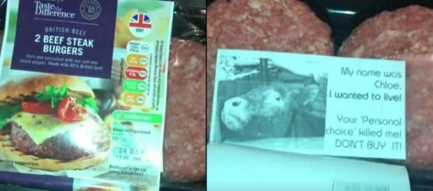 Ao comprar hambúrgueres, Camilla Moser foi confrontada por uma mensagem acusatória da "vaca Chloe" (Crédito:Twitter/Shane Osborne/Deadline News) Ao comprar hambúrgueres, Camilla Moser foi confrontada por uma mensagem acusatória da "vaca Chloe" (Crédito:Twitter/Shane Osborne/Deadline News)