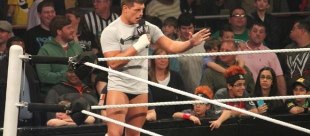 Former WWE star Cody Rhodes was part of an impromptu gathering before a WWE Raw show in Canada/ photo by Mega Elice Meadows/ Flickr Former WWE star Cody Rhodes was part of an impromptu gathering before a WWE Raw show in Canada/ photo by Mega Elice Meadows/ Flickr