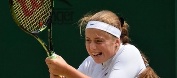 Jelena Ostapenko will take on unseeded Ashleigh Barty in the semifinals -- Carine06 via WikiCommons Jelena Ostapenko will take on unseeded Ashleigh Barty in the semifinals -- Carine06 via WikiCommons