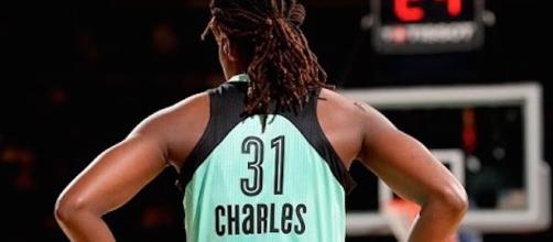 Tina Charles' double-double performance on Sunday helped the Liberty earn the No. 3 seed for the WNBA Playoffs. [Image via WNBA/YouTube]