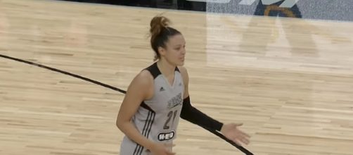 Kayla McBride scored a game-high 28 points to lead the San Antonio Stars to a win in their final game of the season. [Image via WNBA/YouTube]