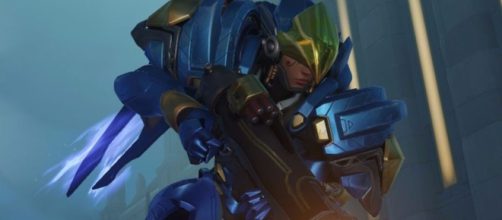 Pharah is among the characters in "Overwatch" that has heavy firepower (via YouTube/PlayOverwatch)