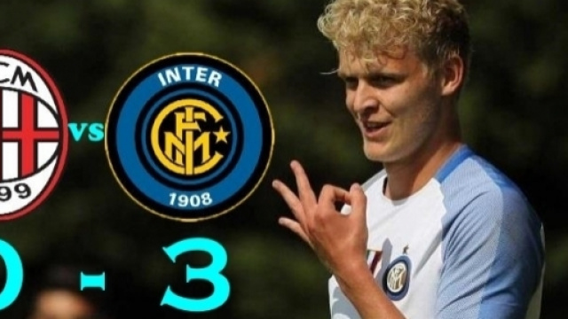 Milan-Inter 0-3: tripletta di Jens Odgaard