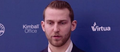 The 76ers are yet to negotiate with Nik Stauskas for an extension. [Image Credit: Philadelphia 76ers/YouTube]