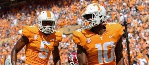 The Tennessee Vols will be hungry for an upset when they host No. 7 Georgia on Saturday afternoon. [Image via CBS Sports/YouTube]