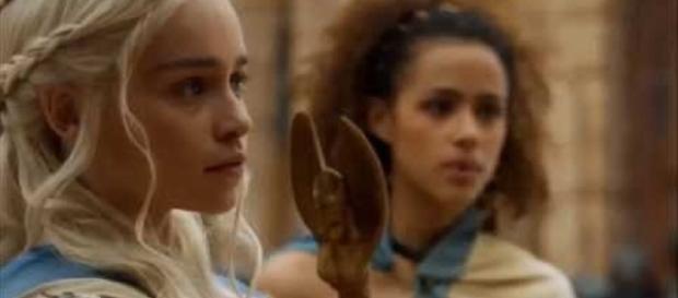 Daenerys Targaryen on 'Game of Thrones' - Image via YouTube/Mrswindupbird Daenerys Targaryen on 'Game of Thrones' - Image via YouTube/Mrswindupbird