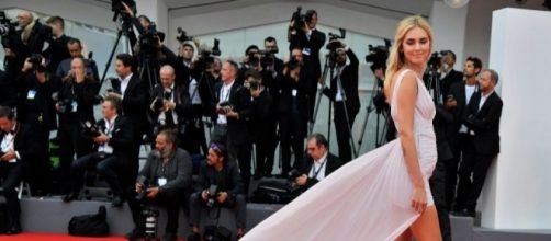 Chiara Ferragni sul red carpet del Festival di Venezia